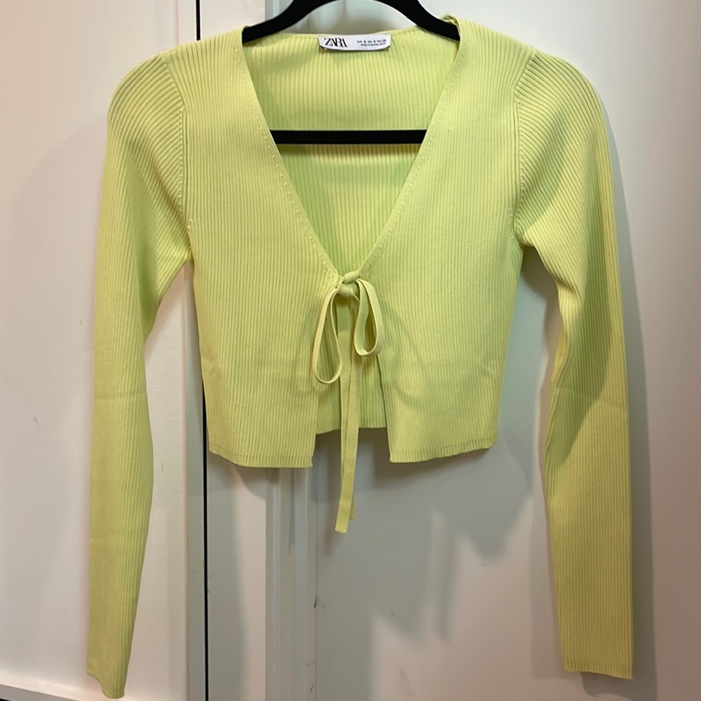 ZARA never worn tie top size S
